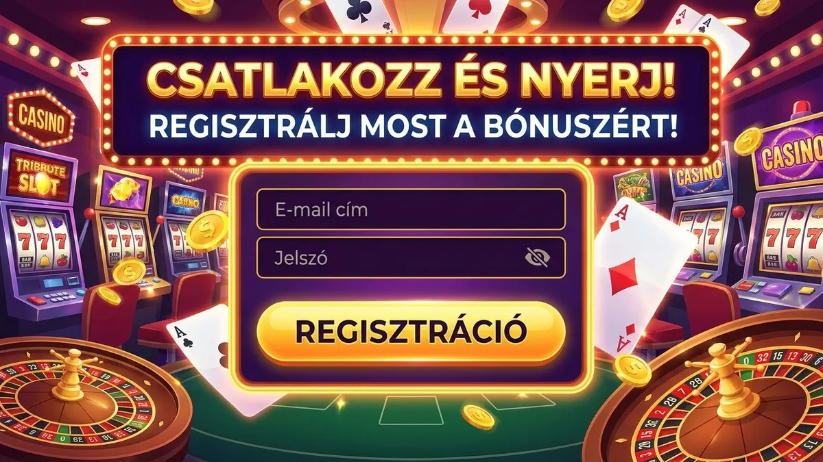 Regisztráció bónusszal